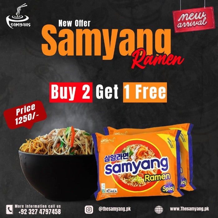 Samyang RAMEN Deal buy 2 get 1 free